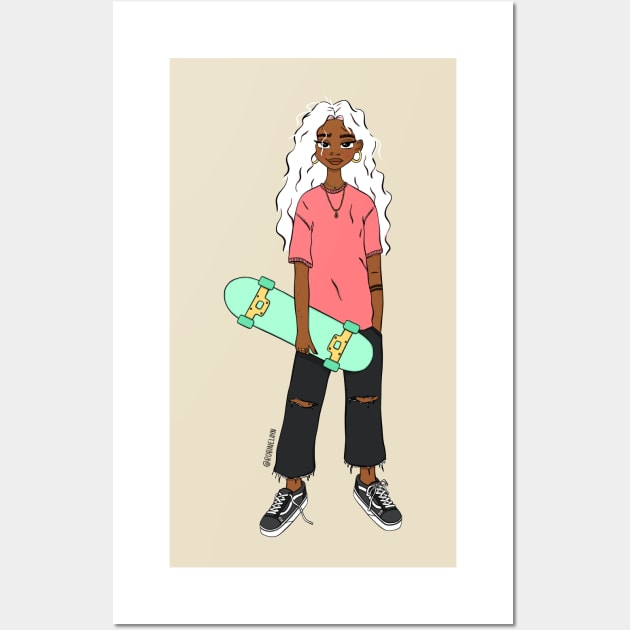 Skater Wall Art by RobinElayn